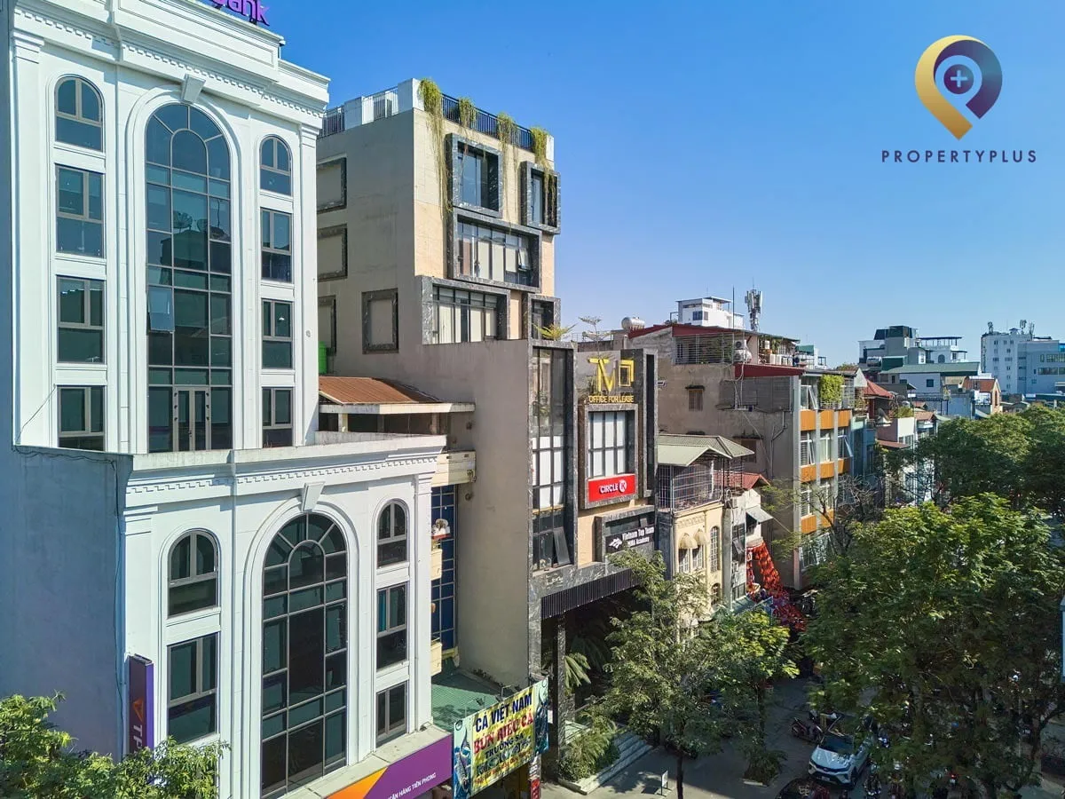 TVL Building exterior view from Doi Can street, Hanoi